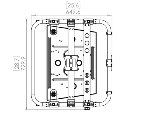 Rigtec Air Frame X30 Bottom Dimensions