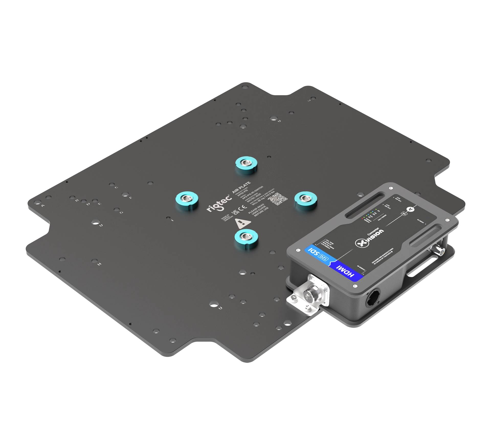 Accessory Attachment Bracket on Air Plate with Xvision Converter