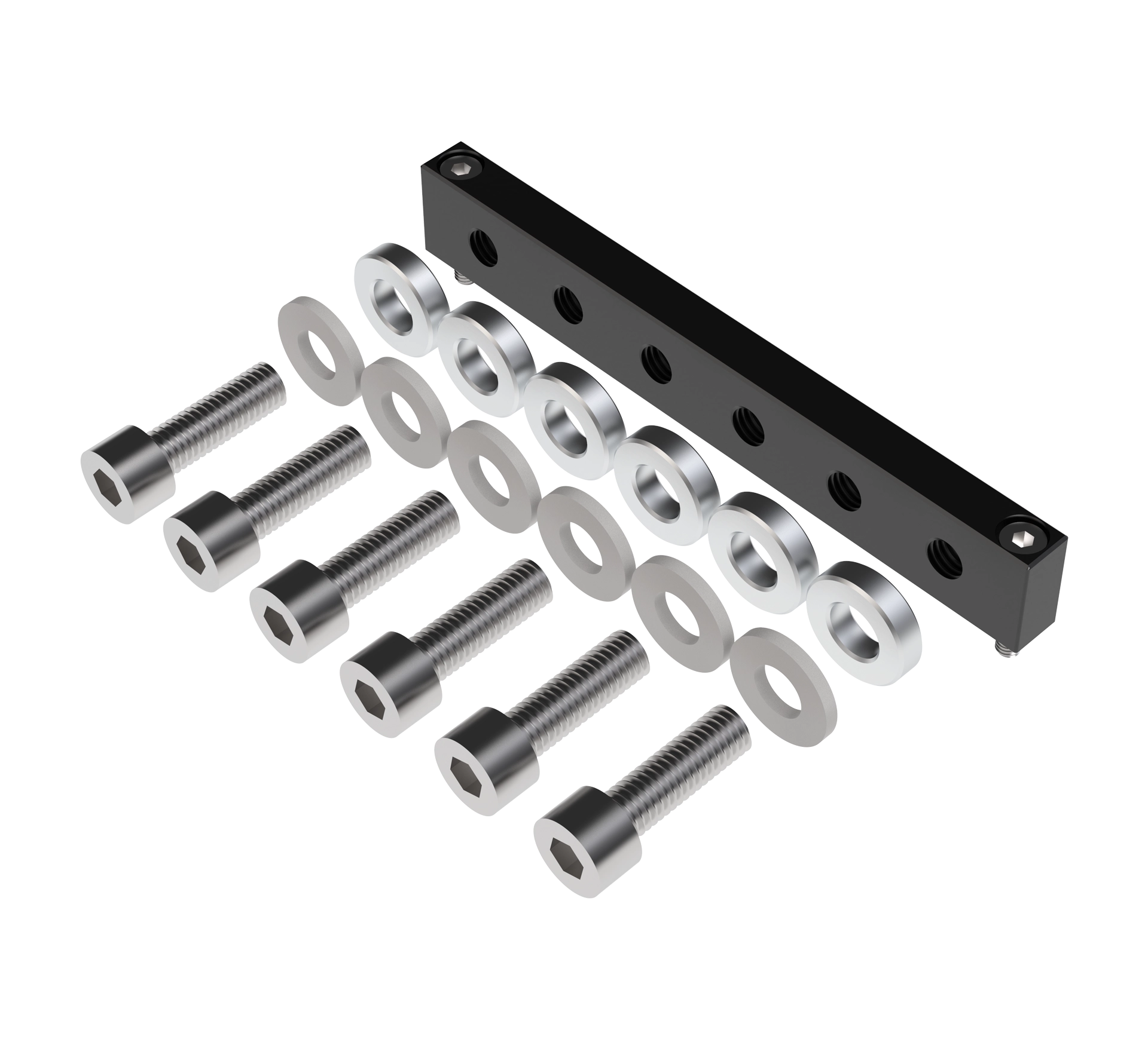 Air Plate Accessory Storage Block Exploded